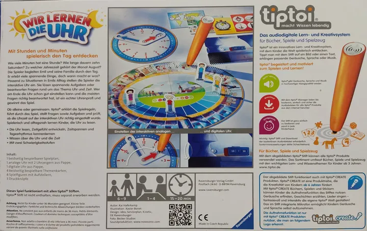 tiptoi® Wir lernen die Uhr - Lernspiel - RAVENSBURGER - Bild 2