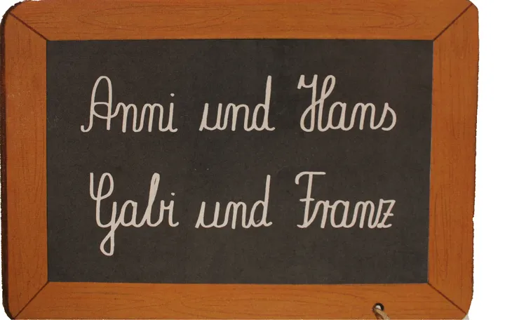 Vintage Ausschneidebogen „Anni und Hans, Gabi und Franz“ – Franz Josef Hübler 1988 – Bastel- & Sammelmotiv - Bild 3