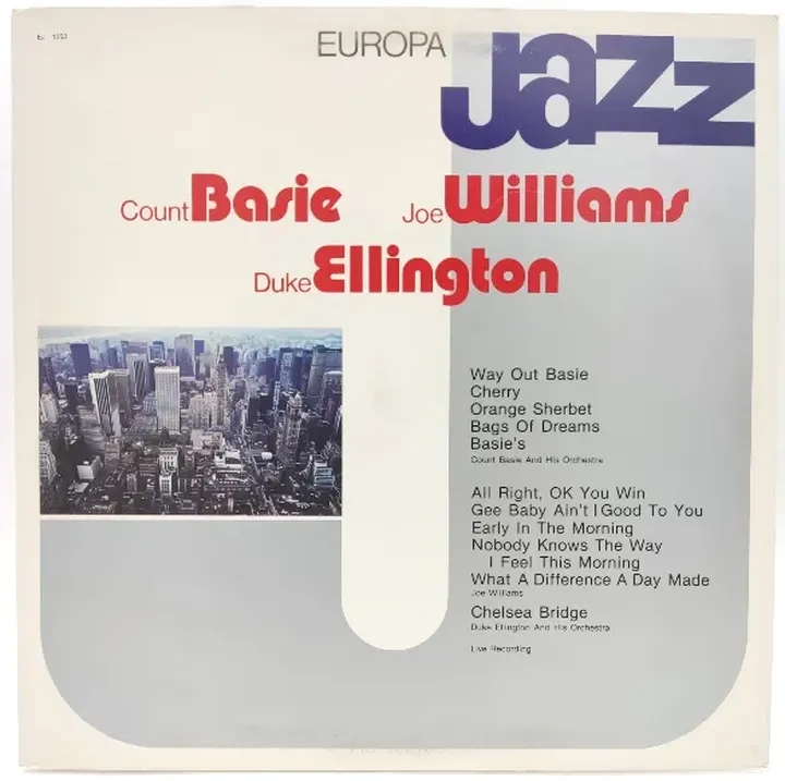 Vinyl LP - Europa Jazz - Count Basie, Joe Williams, Duke Ellington  - Bild 1