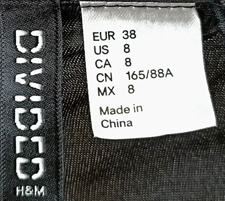 H&M Divided Minikleid geblümt Gr. 38 - Bild 5