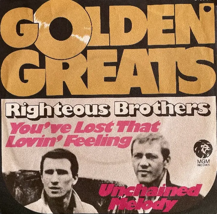 Singles Schallplatte - Righteous Brothers - You´re lost that lovin´Feeling; Unchained Melody - Bild 2