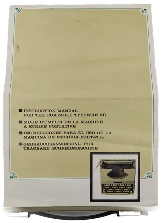 Tragbare manuelle Schreibmaschine Silver Reed 7200, Vintage, 1970er Jahre  - Bild 4