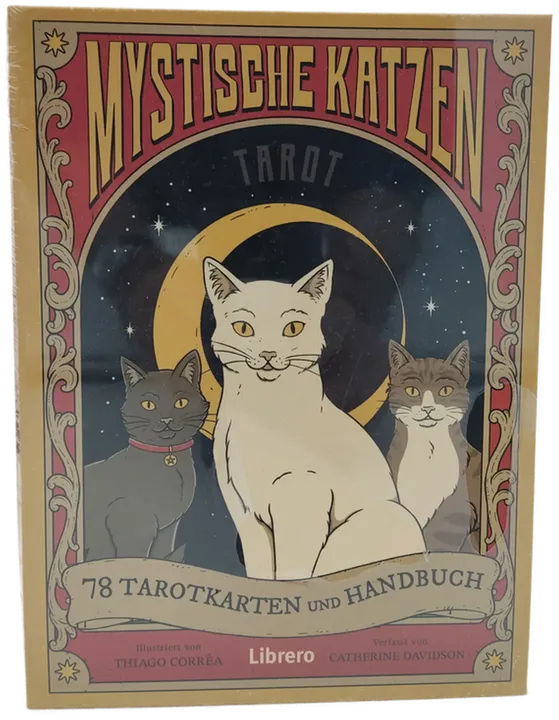 Tarot Mystische Katzen: 78 Tarotkarten und Handbuch - Bild 1