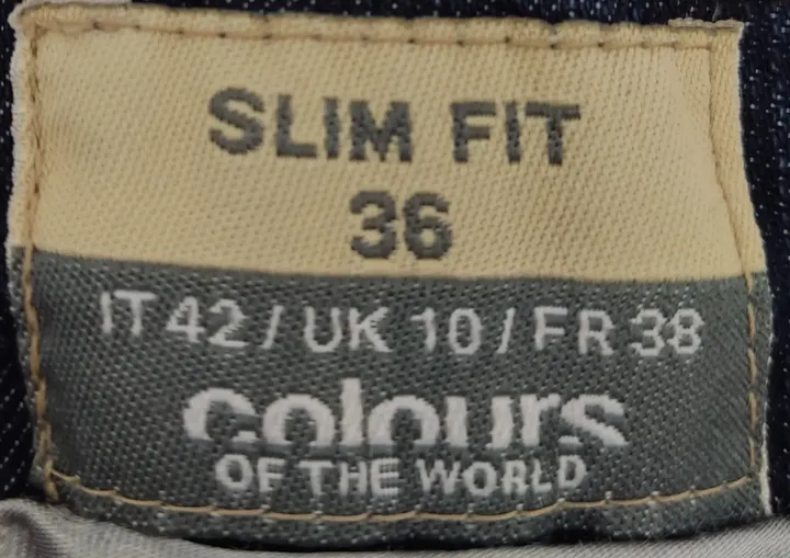 Colours of the World Damenhose dunkelblau SLIM FIT 36 - Bild 5
