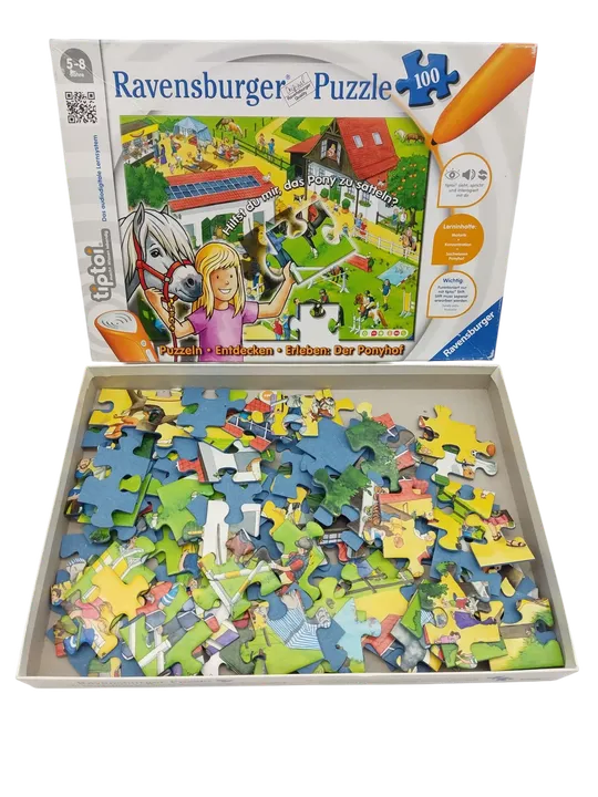 tiptoi® Ravensburger Puzzle 100 -  Der Ponyhof  - Bild 1