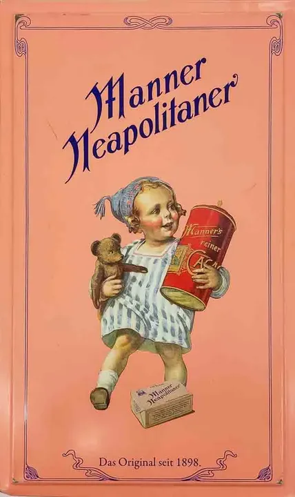 Orginal Manner Neapolitaner (Wafferl) Blechdose - Bild 1