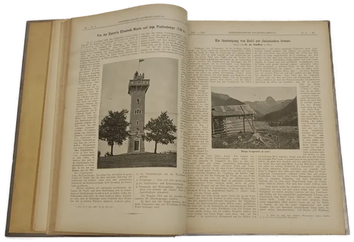 Buch Österreichische Touristen Zeitung Band 1899 XIX  und 1901 XXI - Bild 7