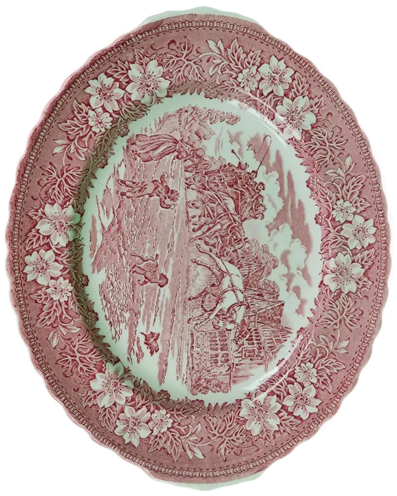 Royal Tudor Porzellan Fleischplatte - Bild 1