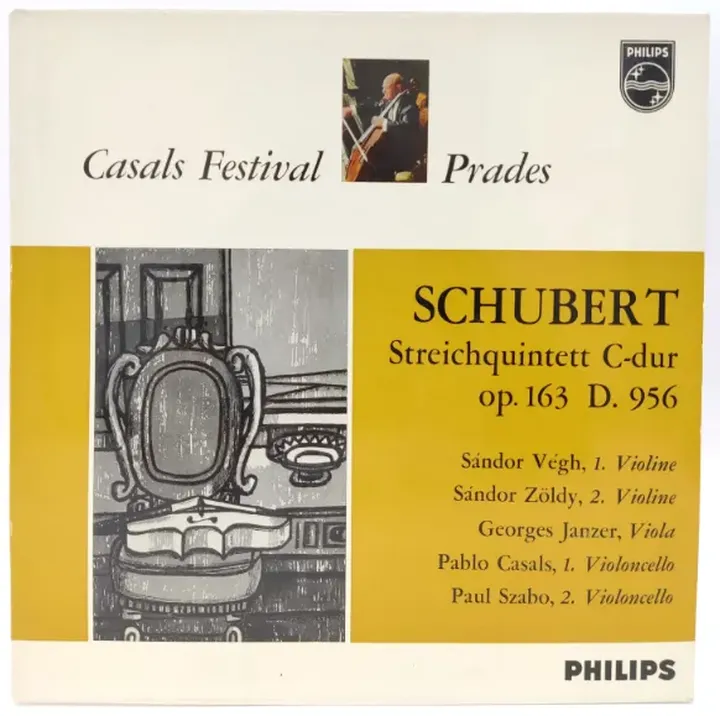 Vinyl LP - Schubert - Streichqintett C-dur - Casals Festival Prades  - Bild 1