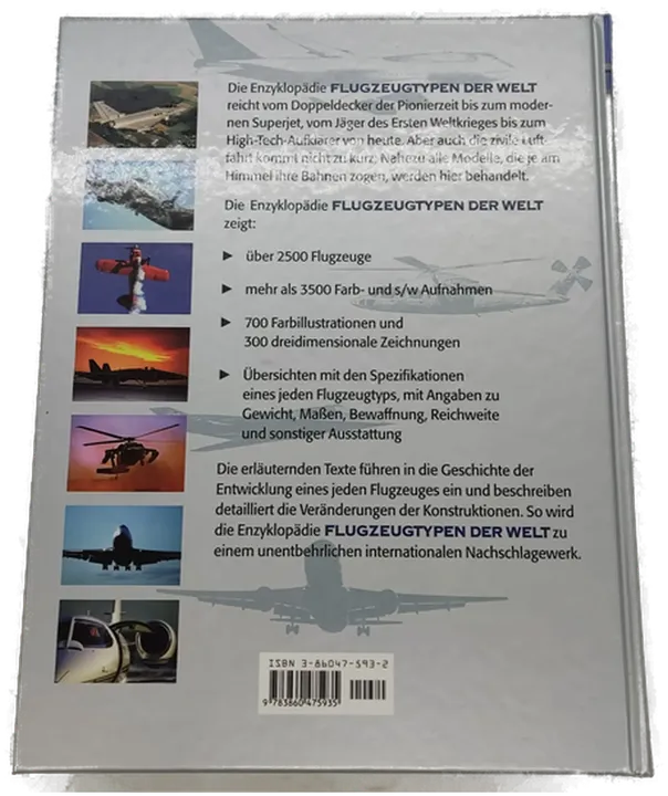 Buch Flugzeug Typen der Welt. Modelle Technik Daten Brechtermünz Verlag - Bild 2