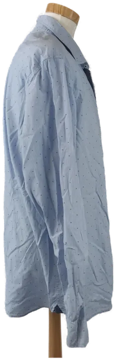S.Olvier Herrenhemd hellblau längsgestreift - EUR XXL (Slim) - Bild 2