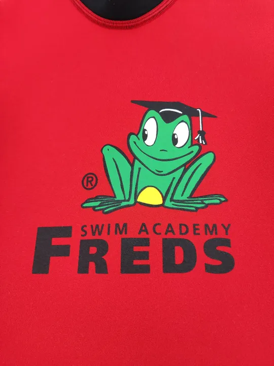 Freds swim acadamy Kinder Neopren Anzug rot/schwarz Gr. 116/122 - Bild 2