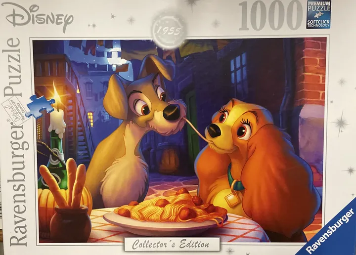 Ravensburger - Puzzle 1000 Teile - Collector´s Edition - Disney - Susi und Strolchi  - Bild 1