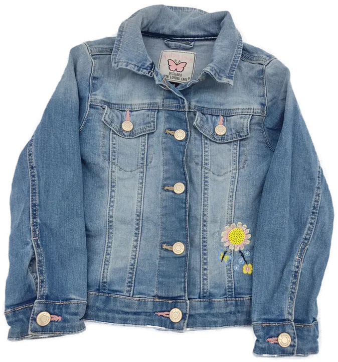 C&A Kinder Jeans Jacke Blau Gr. 110 - Bild 1