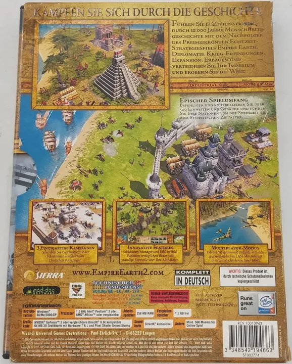 PC Game 2 CD-ROM Empire Earth II - Bild 3