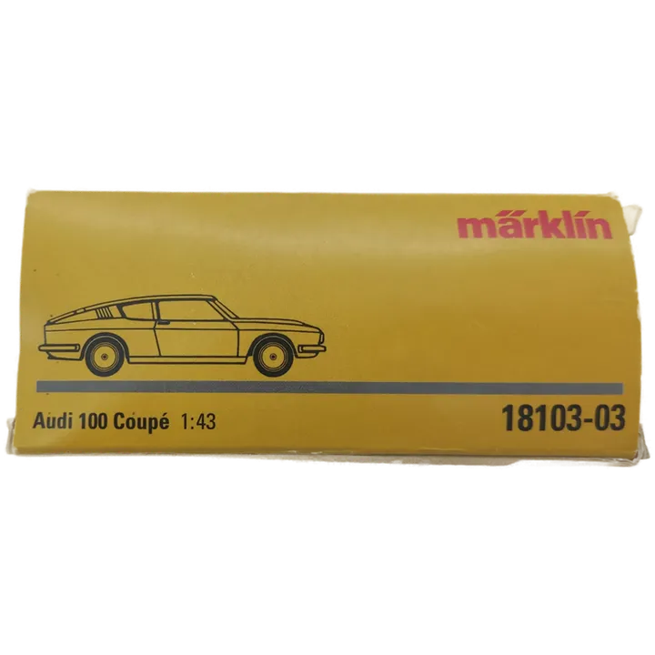 Audi 100 Coupé S - Märklin, Nr. 18103-03, Maßstab 1:43, Modelauto in Kaminrot - Bild 5