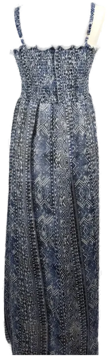 Janina Damen Maxikleid blau gemustert - L/40 - Bild 2