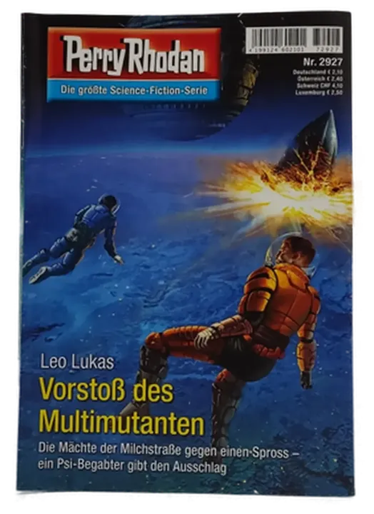 Romanheft Perry Rhodan Verstoß des Multimutanten Erstauflage Nr.2927 - Bild 1