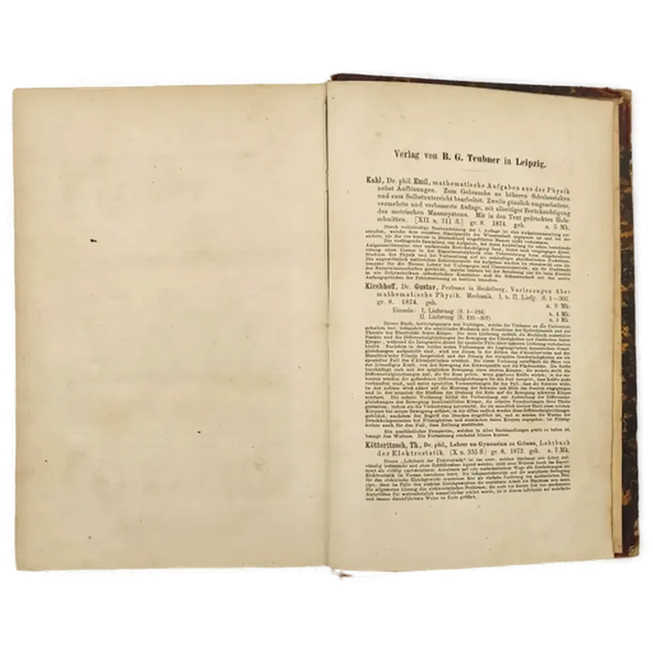 Wüllner Experimentalphysik Ⅲ Buch Vintage - Bild 7
