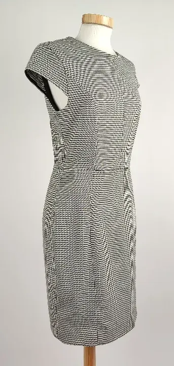 H&M Damen Kleid schwarz/ weiß kariert - 38  - Bild 2