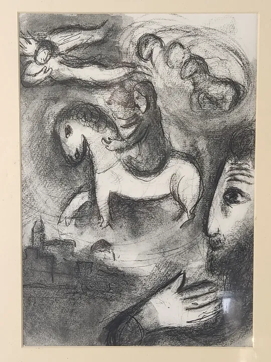 Marc Chagall / Druck in Passepartout 35 x 44 cm - Bild 2