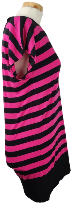 Here+there C&A Kinderkleid pink-schwarz gestreift - Gr. 170/176 - Bild 3