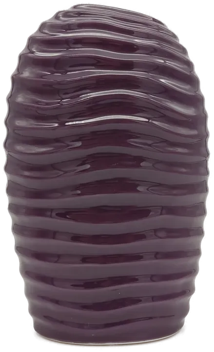 Dekorative Vase in Keramik, violett - Bild 4