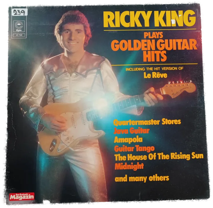 LP Ricky King - Plays Golden Guitar Hits - Bild 1