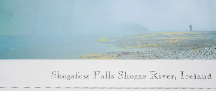Skogafoss Panoramabild - Hochwertige Wanddekoration - Bild 1