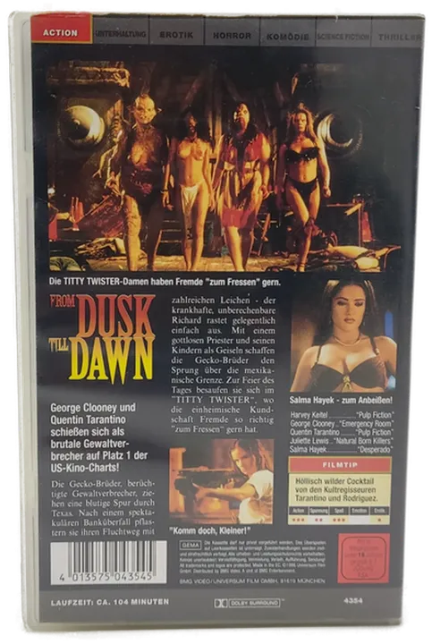 BMG Video From Dusk Till Dawn Videokassette - Bild 2