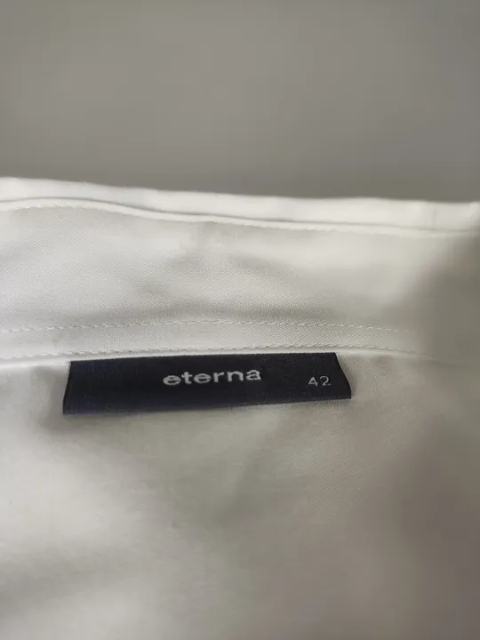 Eterna Damen Hemd kurzarm weiß - XL / 42 - Bild 4