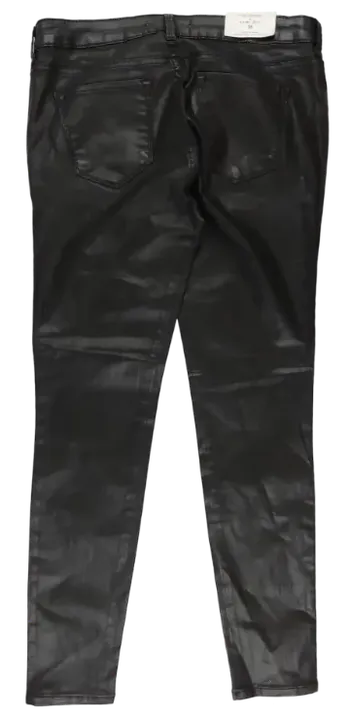 Zara Damen Hose schwarz coated - EUR 38 GR M - Bild 2