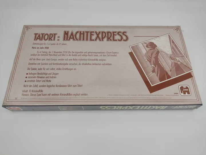 Tatort Nachtexpress Brettspiel des Jahres 1987 - Bild 2