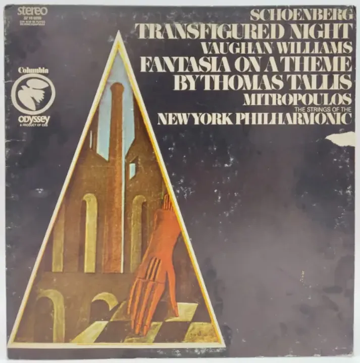 Vinyl LP - Arnold Schoenber, Vaughan Williams, Mitropoulos, The Strings of the New York Philharmonic  - Bild 2