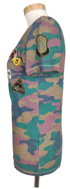 Replay Damen T-Shirt camouflage - S/36 - Bild 3