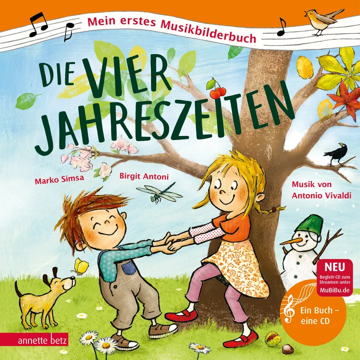 Die vier Jahreszeiten (Mein erstes Musikbilderbuch mit CD und zum Streamen) - Marko Simsa - Bild 1