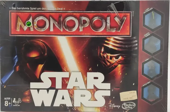 Parker/Hasbro 0515 B0324100  Monopoly Star Wars Familienspiel/Brettspiel - Bild 1