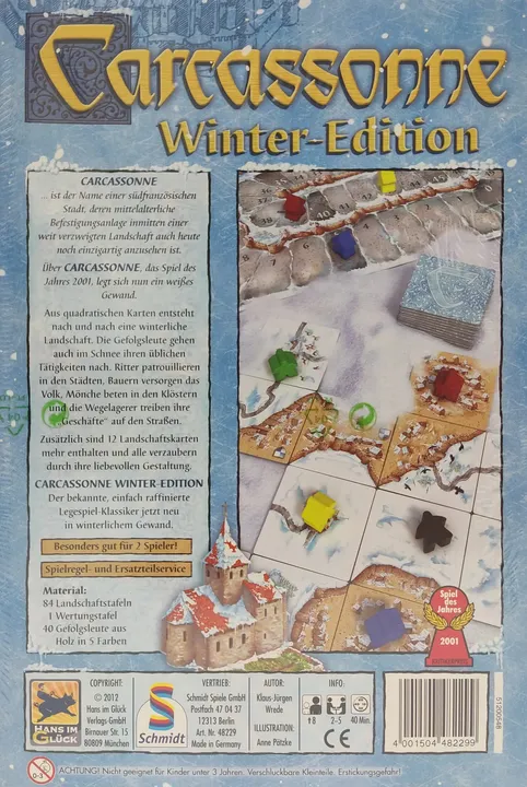 Carcassonne Winter Edition - Legespiel - Hans im Glück  - Bild 2