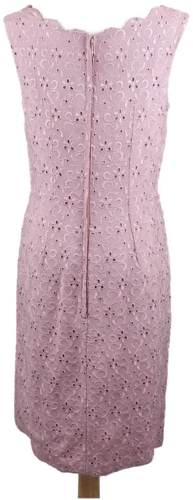 Vintage Kleid mit besticktem Mantel rosa - XL/42 - Bild 5