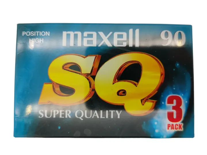 Audiokassetten / Leerkassetten Maxell SQ 90 (3er-Pack) - Bild 1