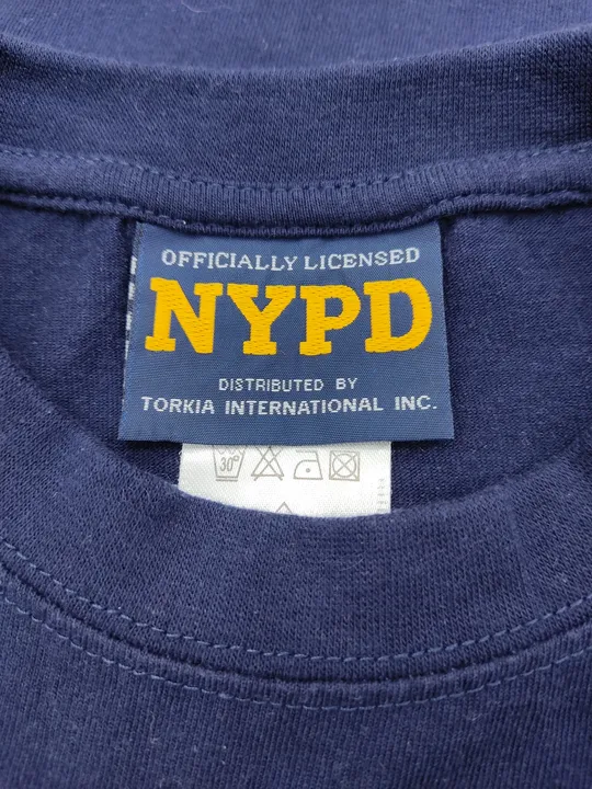 NYPD Herren T-Shirt Navy Gr. S - Bild 3