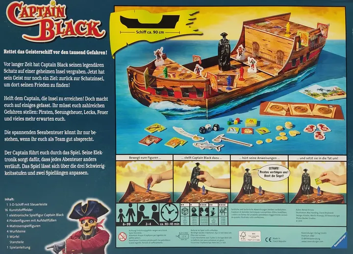 Captain Black - Brettspiel und Elektronik - Ravensburger - Bild 3