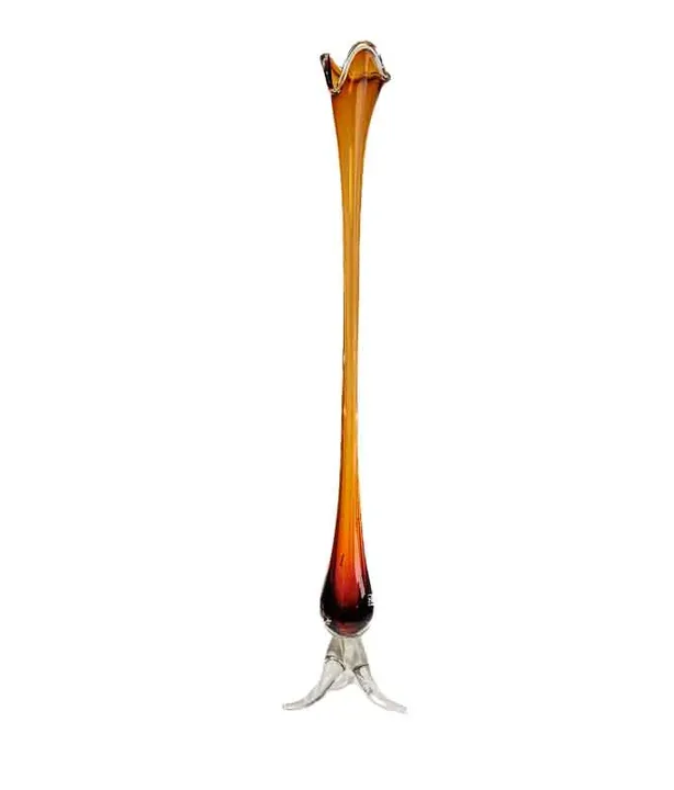 Vase SIA-Collection Glas Orangeton ca. 125 cm hoch - Bild 1