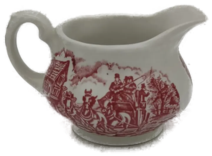 Royal Tudor Milchkännchen rot England - Bild 2