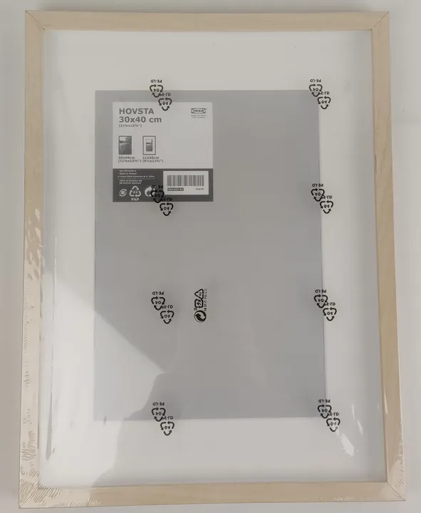 Ikea Bilderrahmen hellbraun - 30cm x 40cm  - Bild 4
