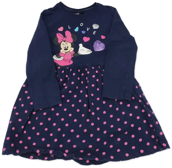 Disney Minnie Mouse Kinder Kleid marine/pink Gr. 104 - Bild 1
