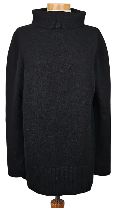 Cos Damen Kaschmir Rollkragenpullover, schwarz - Gr. M - Bild 1