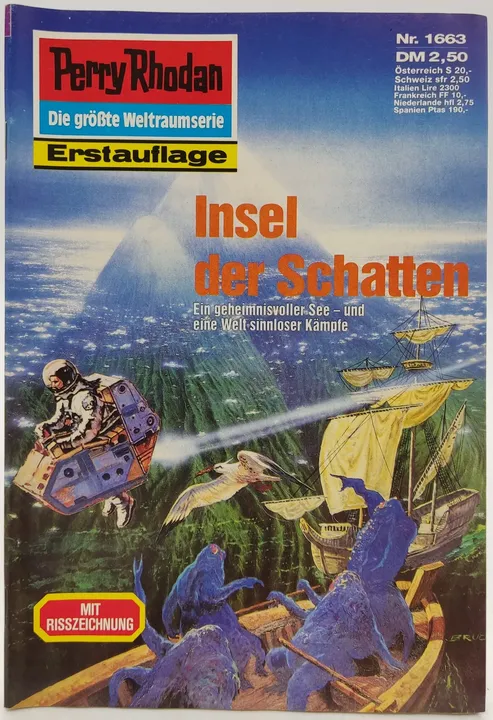  Romanheft Perry Rhodan Insel der Schatten Erstauflage Nr.1663 - Bild 1