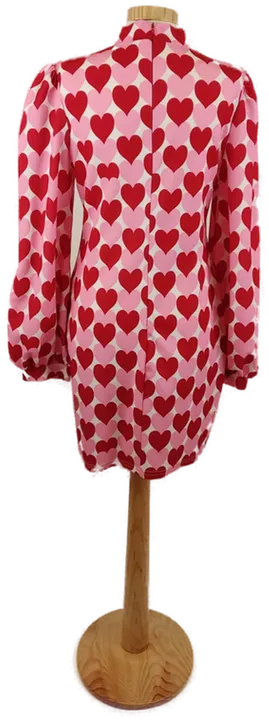 Damen Tunika Kleid, Langarm mit Herzen, Gr. L - Bild 3