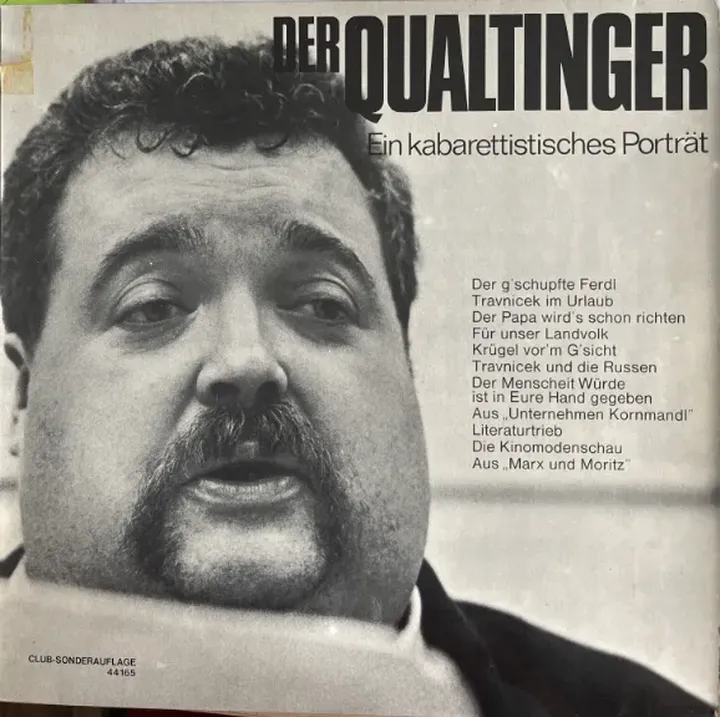 Schallplatte Der Qualtinger – Ein kabarettistisches Porträt – 44 165 - Bild 1